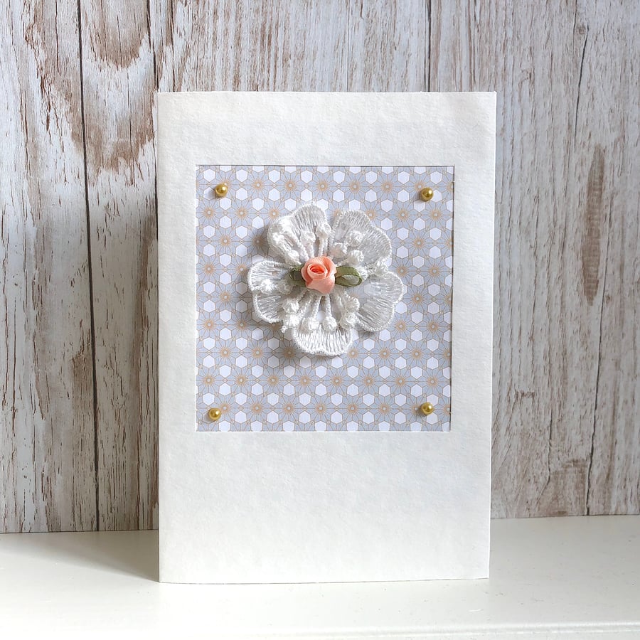 Mother's Day card - rose