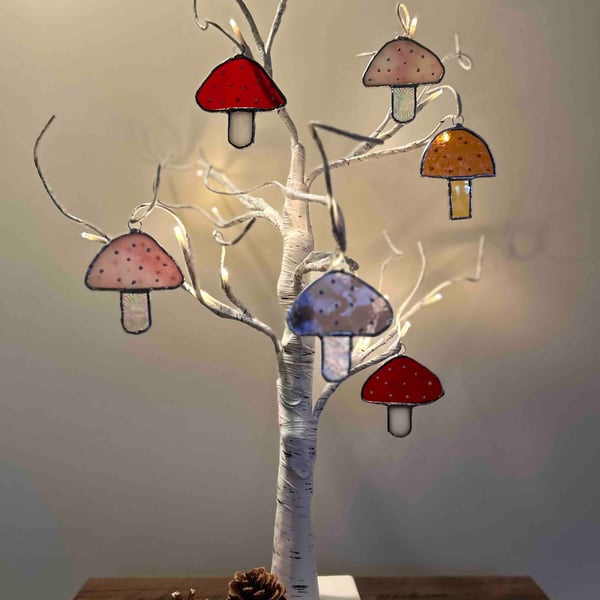 Stained Glass Toadstools & Mushrooms