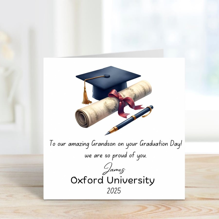 Grandson Graduation Card