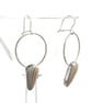 Statement fordite hoop earrings - Image 5