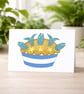 Stargazy Pie Greeting Card, Cornwall Greeting Card - Image 1