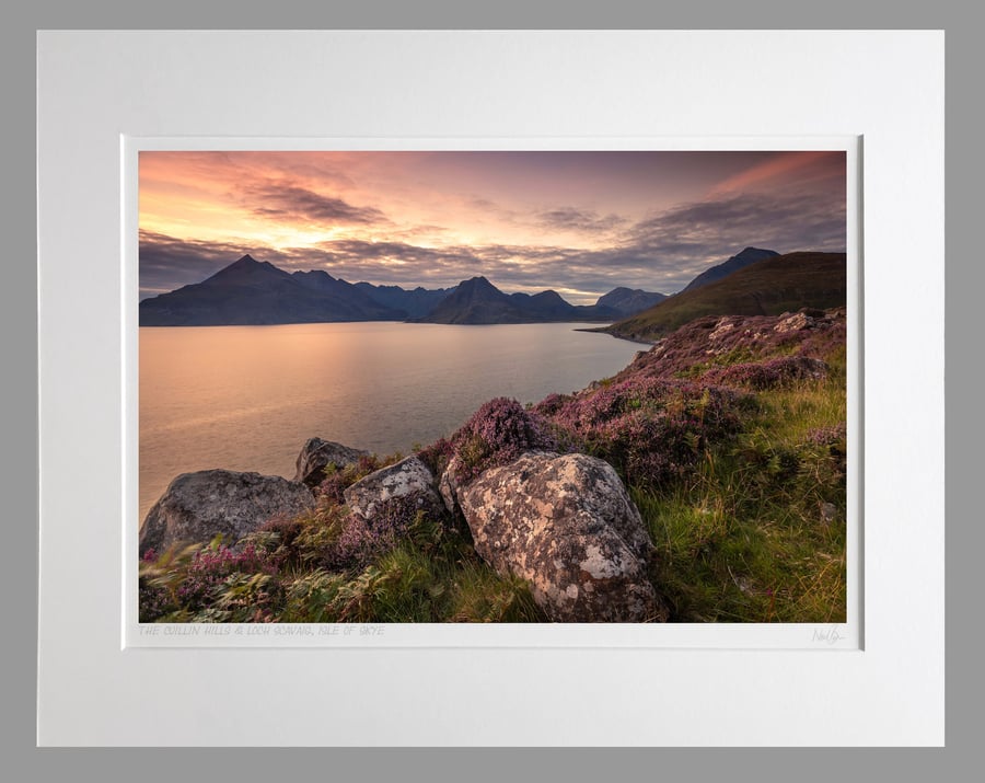 Cuillin Hills & Loch Scavaig from Elgol, Skye - A3 (50x40cm) Unframed Print