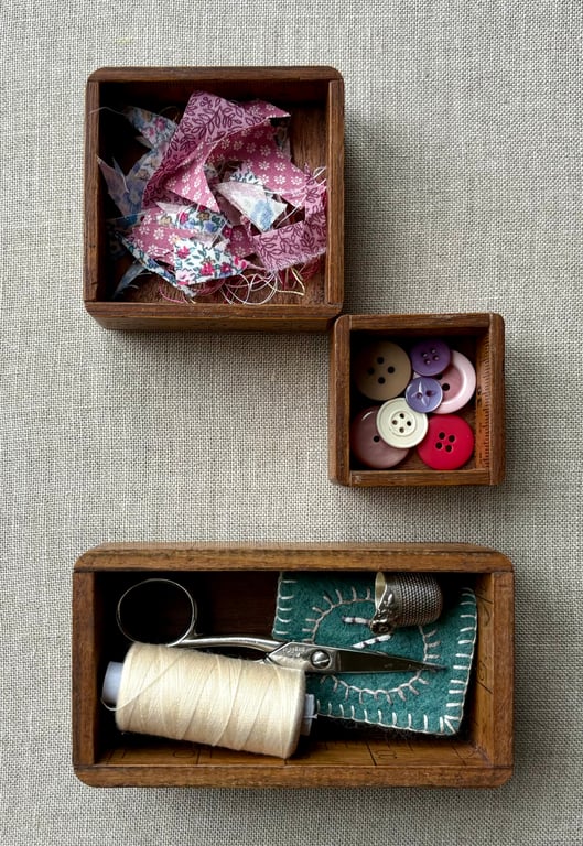 Small sized upcycled box with many uses