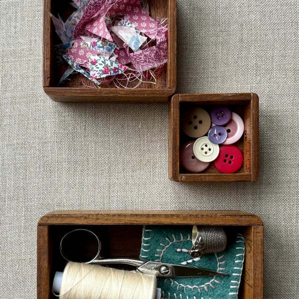 Small sized upcycled box with many uses