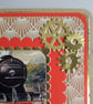 Steam Train Easel Style Birthday Card - Image 2