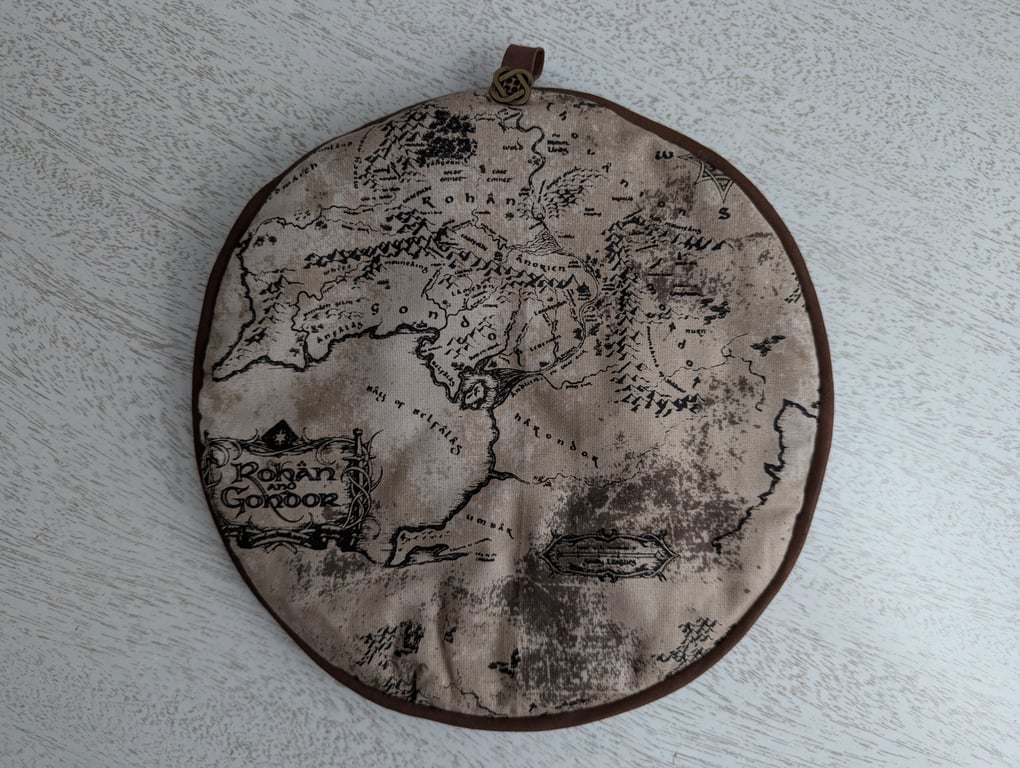 Sam Gamgee's Pot Holder for Rabbit (and Potato) Stew: Map Design