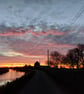 A4 Print Sunrise In Norfolk Fens March 2026