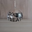 Doggie Treats Christmas Fillable Bauble for Dog Treats Storage Christmas Tree