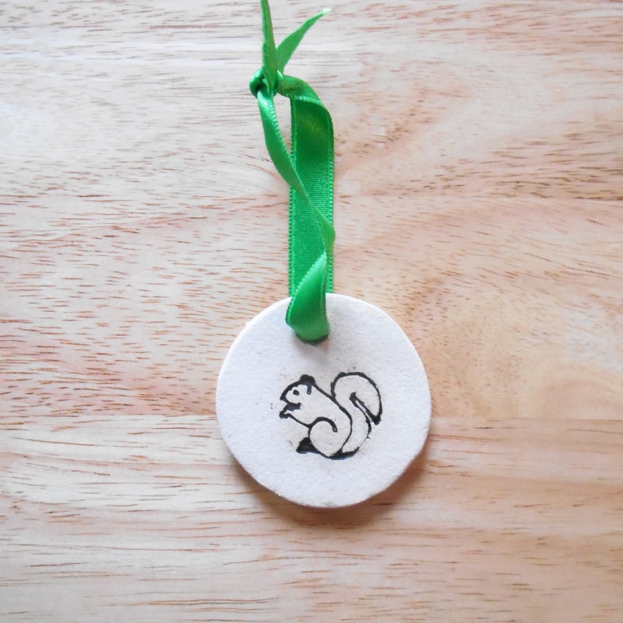 Decorations Squirrel Ceramic coins for  Trees or windows