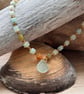 Necklace - Seaglass, Amazonite and seed beads Ref R12 - Image 1