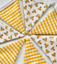 SALE 2026 - BUNTING - yellow chicks and checks - Image 6
