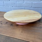 Reclaimed wood cake stand