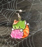 Franken-kitty Dangle Earrings, Zombie Kitty Polymer Clay Earrings - Image 2