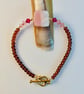 Square Pink Murano Glass Bead Bracelet - Birthday, Anniversary, Gifts For Her - Image 3