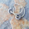 Sea Urchin Hoop Earrings