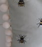 Sophie Allport Bees  Cushion Cover with Black Piping - Image 5