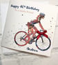 Cycling Birthday Card For Her Happy Birthday Mum Sister Best Friend 30th 40th et - Image 2