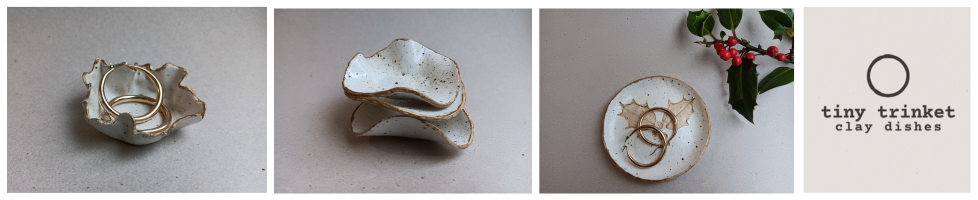 Tiny Trinket Clay Dishes