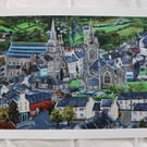 Large Limited Edition Giclee Print of Enniskillen inspired by The Happy Prince 