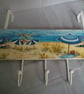 Decorated Over door Hanger Hooks Seaside Beach Umbrellas Unusual