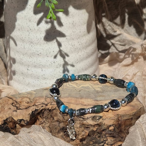 The 'Majestic Lagoon' Bracelet (one of a kind) 