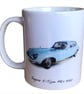 Jaguar E-Type Mk2 1970  Coupe - 11oz Ceramic Mug - Gift for Jag fan