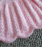 16" Matinee Coat Hat Mittens & Booties Set - Image 4