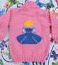 Knitting Pattern Cinderella Sweater and Crown.  Digital Knitting Pattern - Image 5