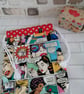 MULTI COLOURED COMIC STRIP DRAWSTRING BAG - Image 1