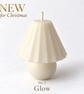 Scented Lamp Candle - Ivory Sculptural Candle - Christmas Home Decor