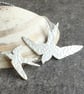 Silver swallow pendant, Sterling silver bird necklace - Image 7