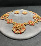 The Tudor Life seed bead and crystal necklace and earring set - Image 10