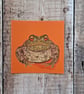 Common Toad Square Print - Image 2