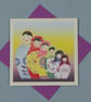 Babushka multi coloured background