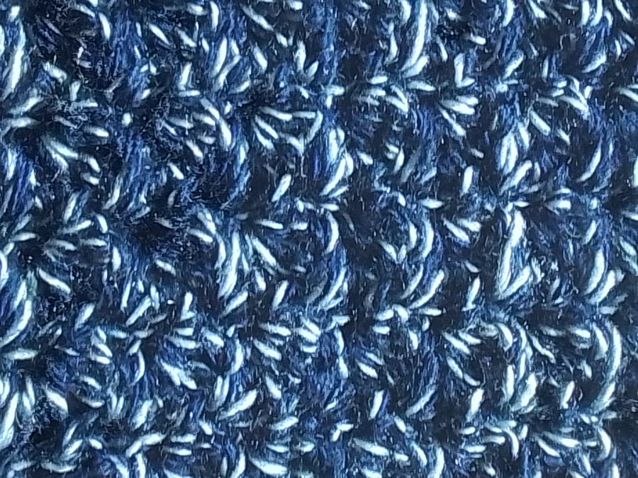Beautiful unique handmade crochet baby blanket - 0-3 months