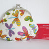 Butterflies  Coin purse with clasp 