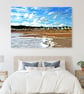 Hengistbury Head Beach Huts Dorset Coast Photograph Print - Image 5