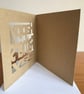 Father's Day Cards on white or brown kraft card with envelope, insert, cello bag - Image 5