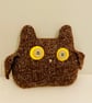  Summer Seconds Knitted  brown owls with  button eyes - Image 6