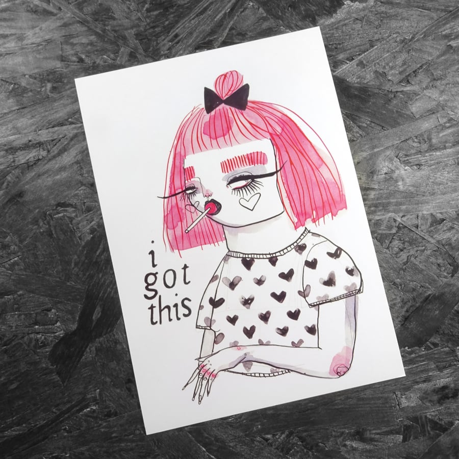 I got this- Small Poster Print