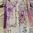 Vintage Style Floral Bookmark x 2
