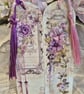 Vintage Style Floral Bookmark x 2
