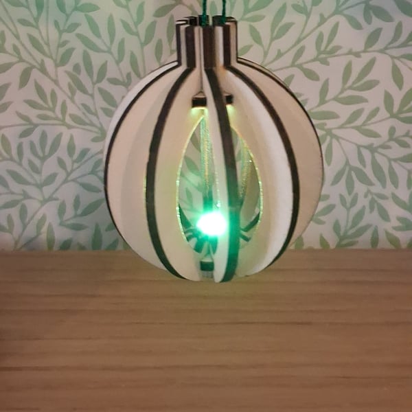 Xmas Bauble with Light.