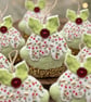 Handmade Felt Christmas  Cupcake Ornament Hanging Tree Decoration 
