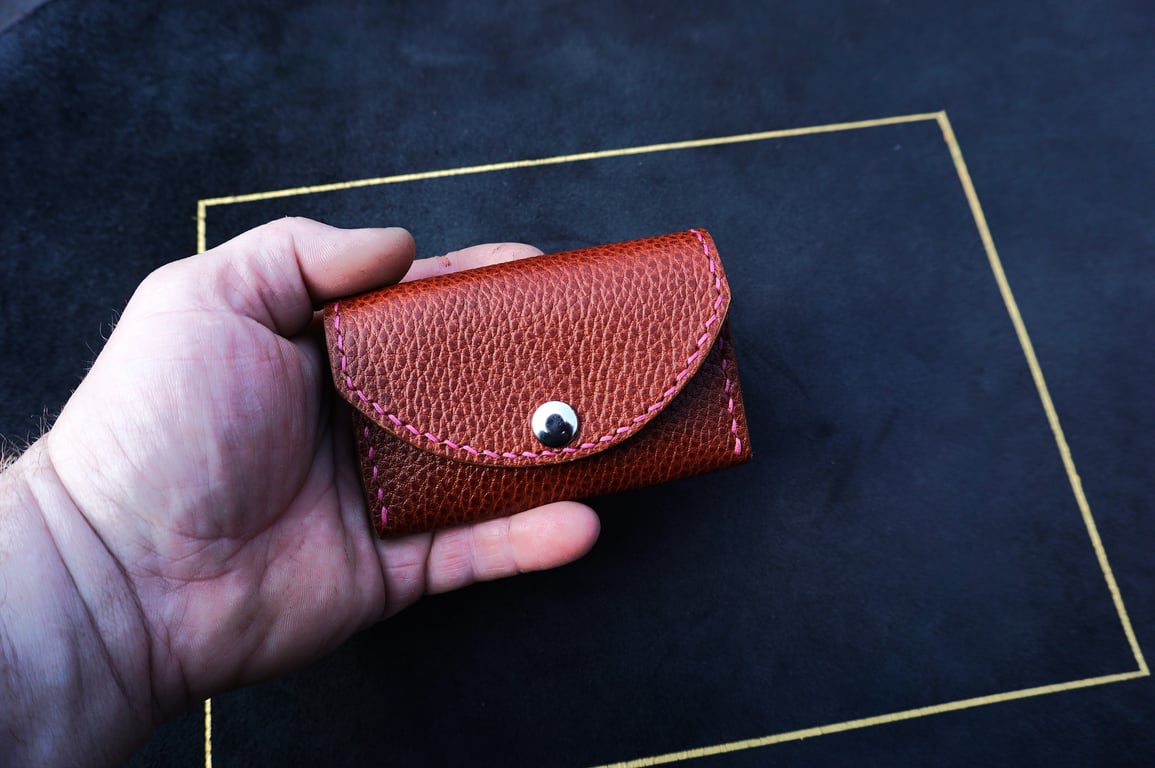 Lovely Leather Wallet Handmade Italy Leather