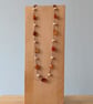 Carnelian and pearl copper wire necklace, June and July birthstone, Cancer sign - Image 7