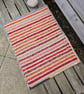 Beautiful Handmade Jute and Wool Rug  - Image 4