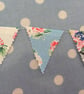 8ft elasticated Cath kidston cotton fabric bunting  - Image 3