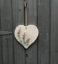 Ceramic Lavender Heart  1 of 4 - Image 3