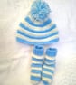Short Sleeved All in One Baby's Romper Suit With A Hat and Socks, Baby's Gift - Image 5